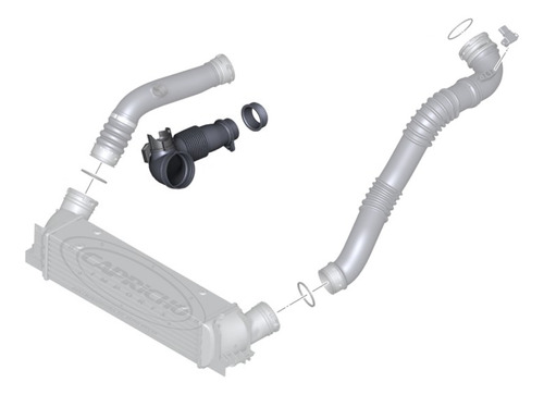 Tubo Mangueira De Ar Conector Turbo Compressor Bmw 428i 528i