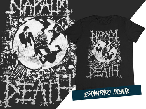Camiseta Grindcore Death Metal Napalm Death C2