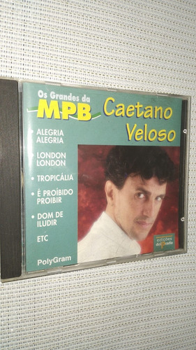 Cd Os Grandes Da Mpb - Caetano Veloso ( 13550 ) (Usado)