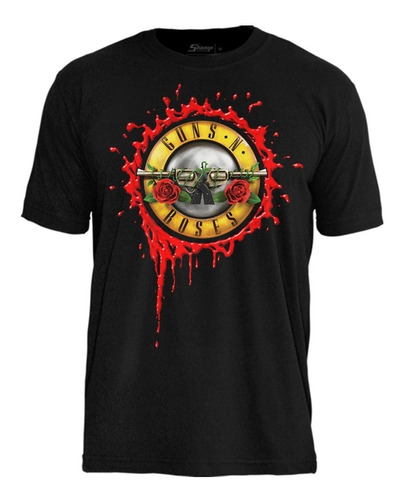 Camiseta Guns N' Roses Gn' R Bloody Bullet