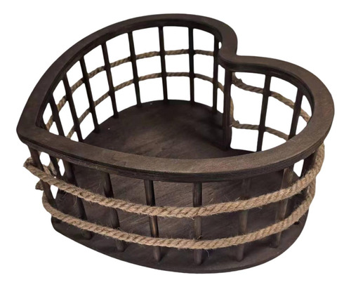 Cesta Para Recém-nascidos Para Fotografia Bacia De Madeira