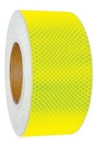 Cinta Reflectante / Fluorescente Adhesiva 5cm X 45metros 