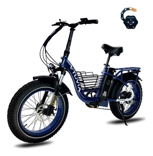 Bici Electrica Llanta 20x4p 750w 7velo Shimano Azul Vtuvia