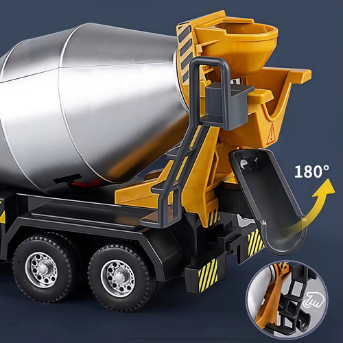 Camión Mezclador De Concreto De Ingeniería Para Niños
