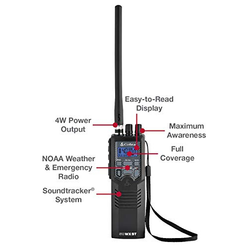 Cobra Electronics Hh50wxst Ciudadanos Banda 2 Vías Radio De