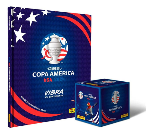 Copa America 2024 - Album Tapa Dura + Caja De 50 Sobres