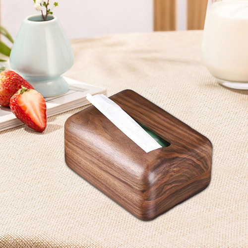 Caja De Pañuelos De Madera, Soporte De Pañuelos