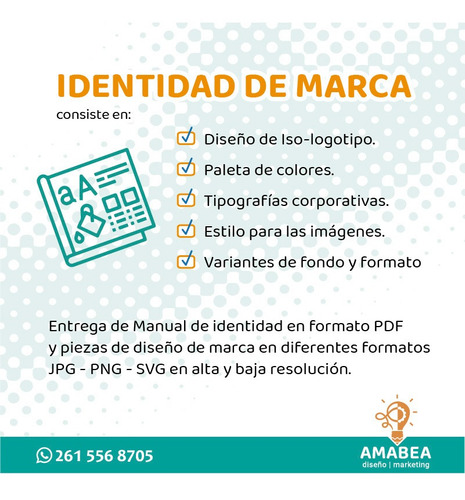 Imagen 2 de 2 de Diseño De Identidad Para Tu Negocio
