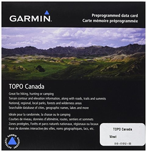 Mapa De Garmin Topo West Canada Tarjeta Microsd