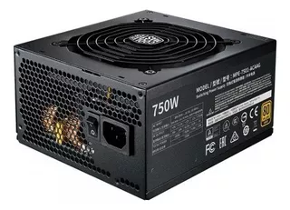 Fuente De Poder Cooler Master Oro Mwe 750w V2 Full Modular