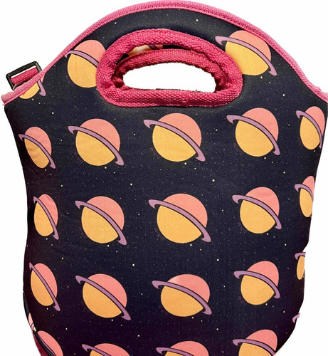 Lunchera Estampada Neoprene Conservadora 