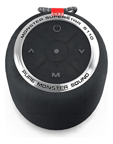 Caixa De Som Speaker Monster S110 Superstar Bluetooth Ipx5 Cor Preto