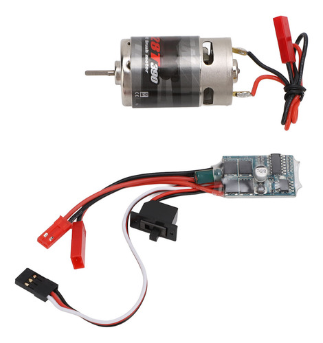 Set Combinado De Motor Con Escobillas Rc Car 390 30a Jst Plu