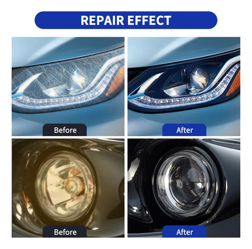 Kit De Restauración De Faros De Coche Para Pulir