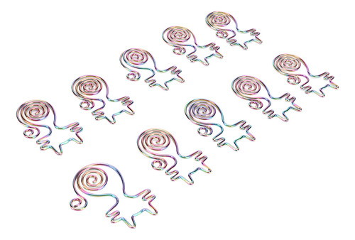 Lindos Clips De Papel Con Forma De Gato, 100 Piezas, Colorid