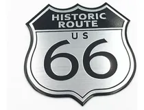 Comprar Emblema Bandera Ruta 66 Estados Unidos Accesorio Tuning Lujo