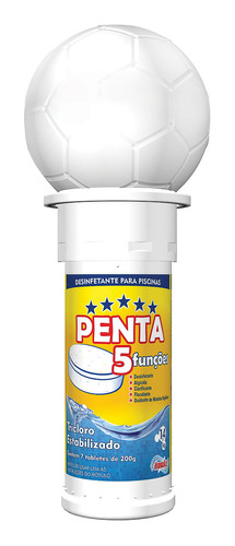 Cloro Pastilha Hcl Penta Tubete + Flutuador 1.4kg - Hidroall