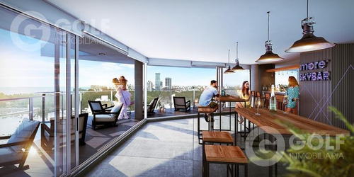 Vendo Apartamento Monoambiente Con Terraza, En Construcción, Ocupación 01/2023, Buceo, Montevideo