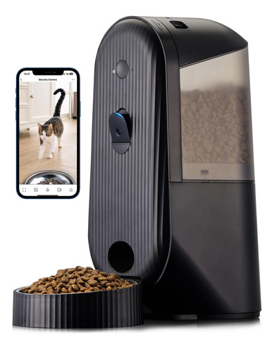 Automatic Cat Feeder, P Hd Camera Timed Auto Dog Feeder