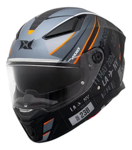Capacete Moto Axxis Panther Passenger B2 Visor/óculos Solar