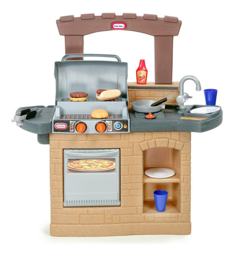 Parrilla Cocina Cook 'n Play Outdoor Bbq Little Tikes 