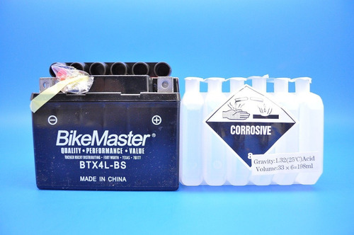 Bikemaster Bateria Sin Mantenimiento Performance