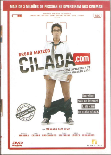 Dvd Cilada.com - Bruno Mazzeo - Original Novo E Lacrado