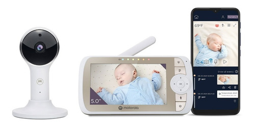 Imagen 4 de 7 de Motorola Baby Call Connect Pantalla De 5 Y Wifi Vm65 02495