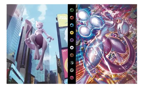 Álbum Oficial Pokémon Mewtwo - Pasta Porta Cartas Menor preço em Álbum Oficial Pokémon Mewtwo - Pasta Porta Cartas