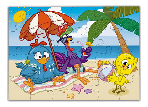 Jogos de quebra-cabeça Didatti Lottie Dottie Chicken 24 peças Dottie Chicken