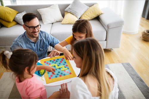 Scrabble Junior Juego De Mesa Para Niños De 2-4 Jugadores