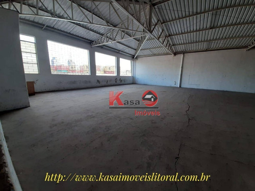 Imagem 12 de 20 de Galpão Para Alugar, 1217 M² Por R$ 19.000,00 - Paquetá - Santos/sp - Ga0080