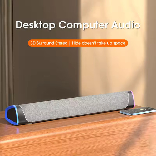 Bocina Gamer Barra De Sonido Para Pc Conexión Usb Bluetooth