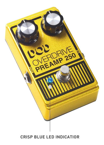 Dod Overdrive 250 Analog Overdrive Preamp