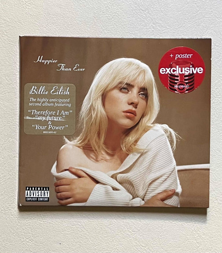 Billie Eilish Happier Than Ever Cd Original Importado Target (Usado)