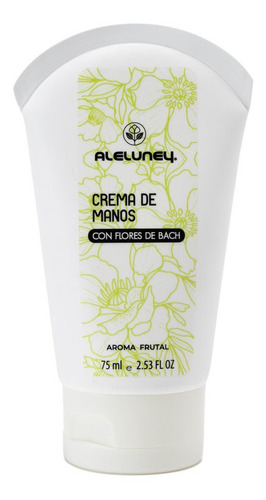 Crema De Manos Con Flores De Bach Aroma Frutal Aleluney