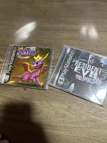 Resident Evil 3 Spyro Ripto Rage Ps1 Originales Lote Solo Cd