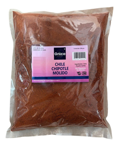 Chile Chipotle Molido 500 Gramos