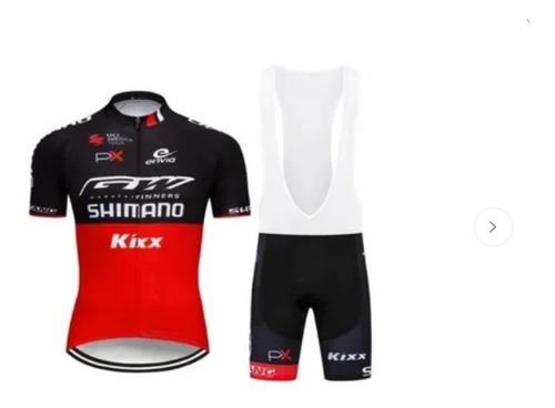 Conjunto Uniforme Ciclismo Shimano Kixx Manga Corta Ruta Mtb