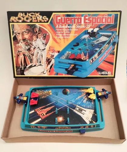 Glasslite Jogo Buck Rogers Guerra Espacial, Playtoy Brinquedos