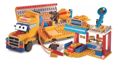 Super Wings Vehiculo Armable Set De Gasolinera Armable