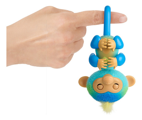Fingerlings Monito Interactivo Leo Azul 3115