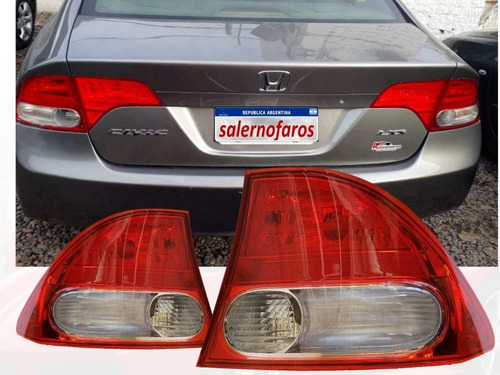 Imagen 1 de 6 de Juego Faros Traseros Honda Civic 2006 2007 2008 2010 2012