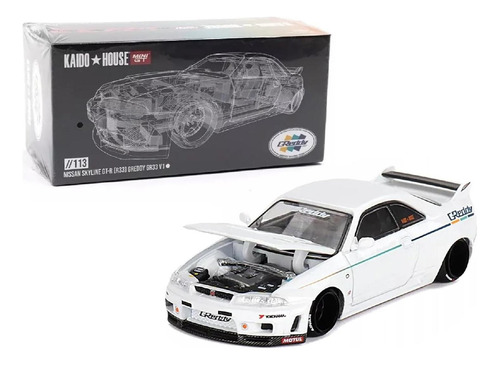 Coche A Escala 1/64 Nissan Skyline Gt-r R33 Truescale