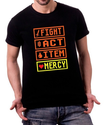 Imagem 1 de 2 de Camiseta Malha 100% Algodão Mercy Game Undertale