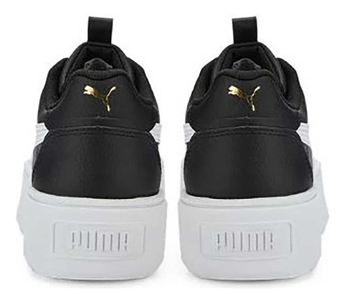 Tenis Puma Karmen Rebelle Negro Blanco Mujer 387212-04