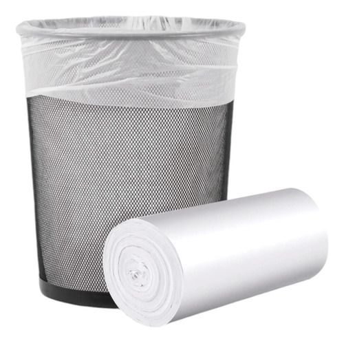 Bolsas Para Papelera 15 Litros 4 Galones Blancas