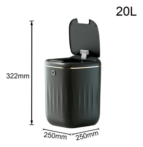 Cubo De Basura Inteligente Con Sensor De Movimiento Para