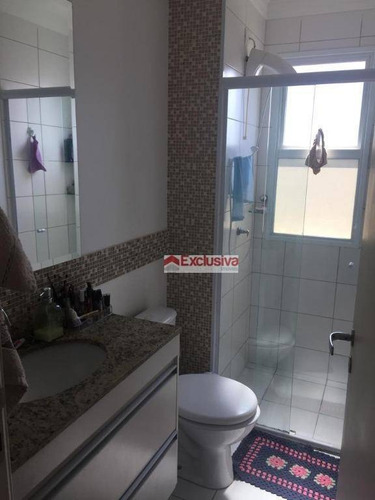 Apartamento Com 3 Dormitórios À Venda, 69 M² Por R$ 450.000,00 - Morumbi - Paulínia/sp - Ap0755