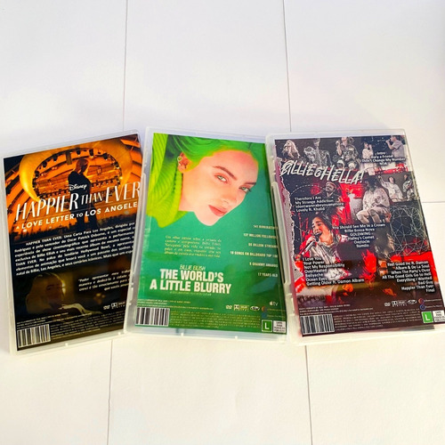 Dvd Billie Eilish World's A Little Blury Coachella Happier
